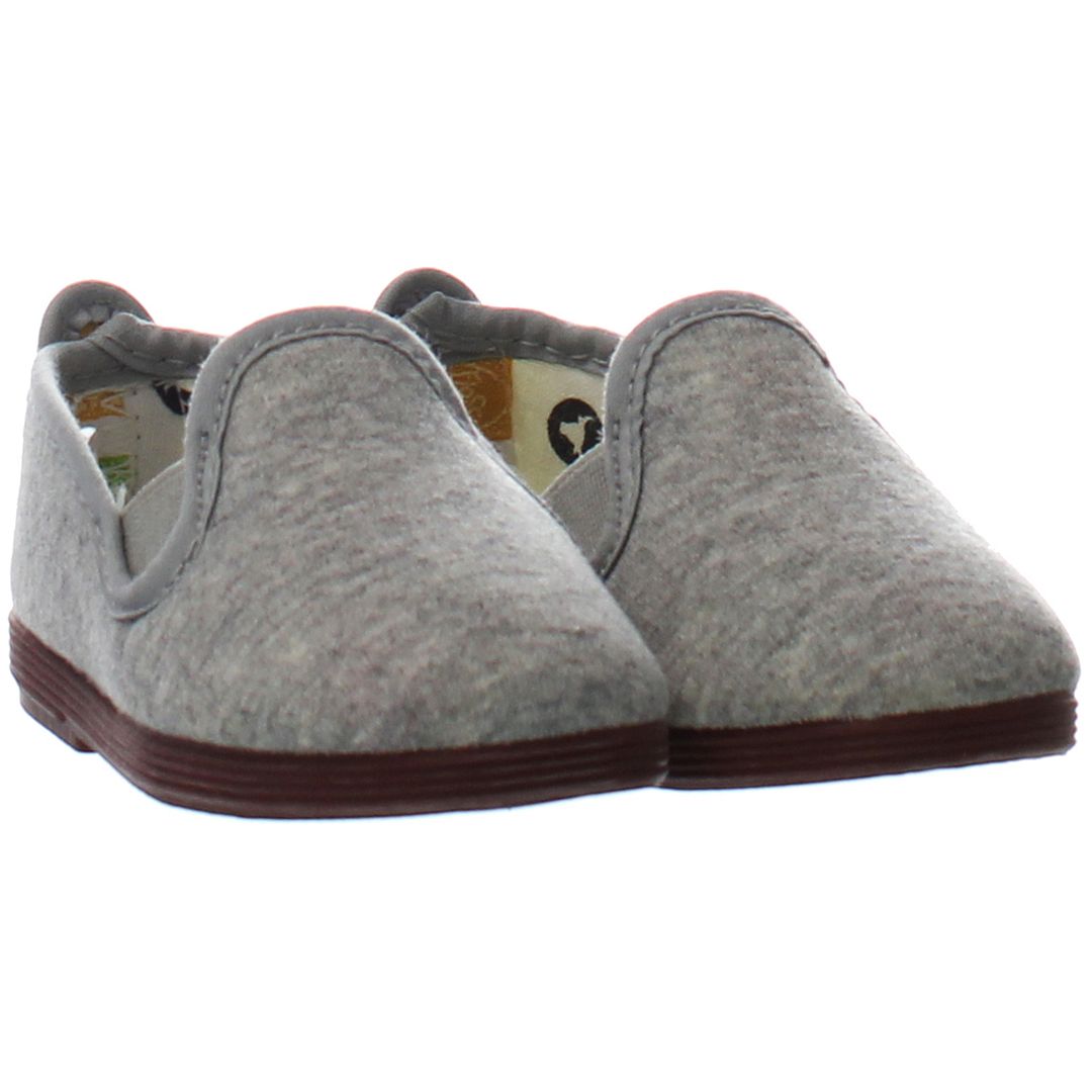 Flossy Pamplona Kids Grey Plimsolls