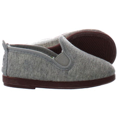 Flossy Pamplona Kids Grey Plimsolls