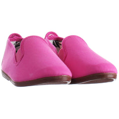 Flossy Pamplona Kids Pink Plimsolls