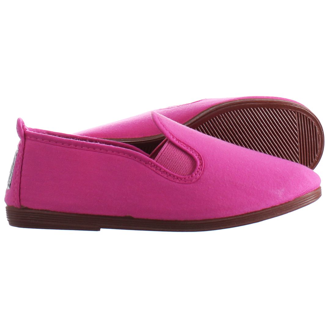 Flossy Pamplona Kids Pink Plimsolls