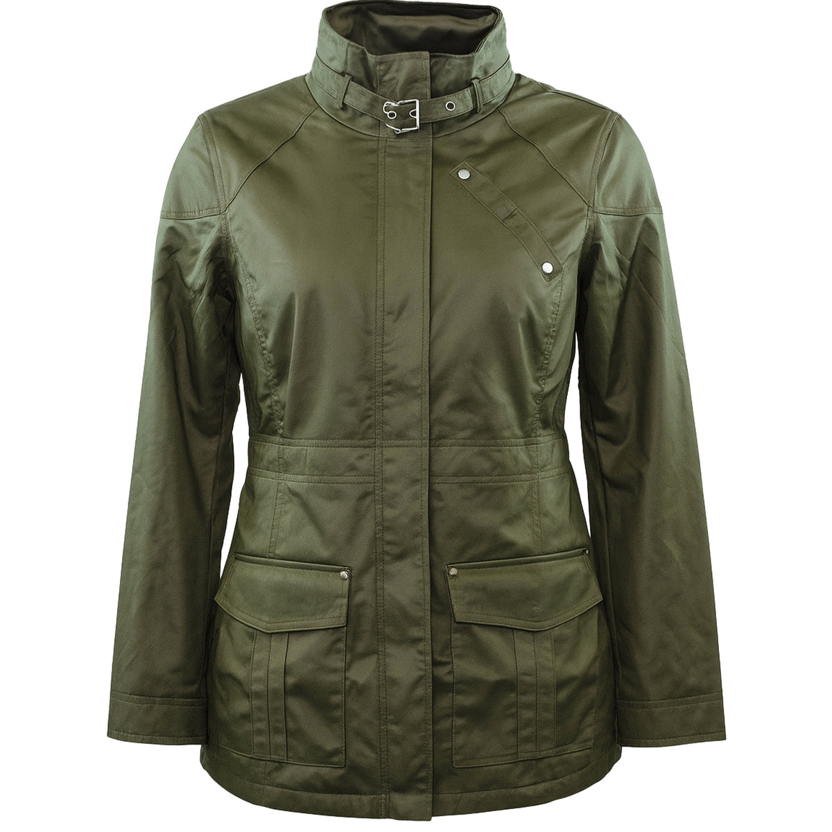 Puma Mini Field Womens Green Parka Jacket