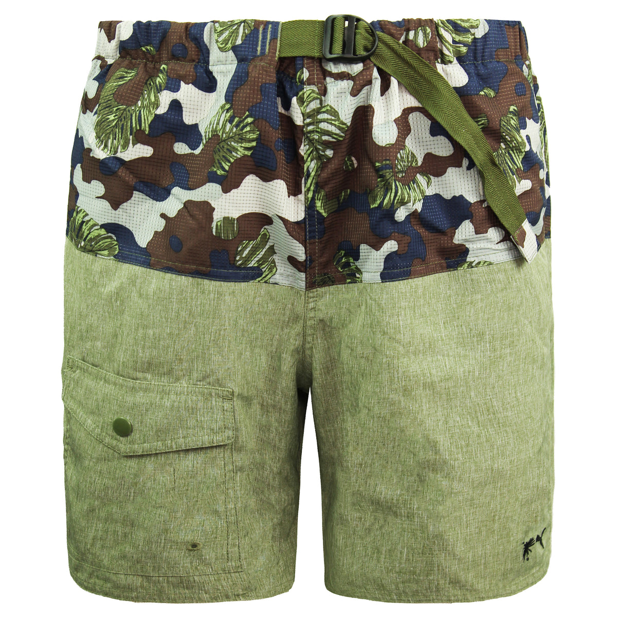 Puma Printed Mens Green Board Shorts