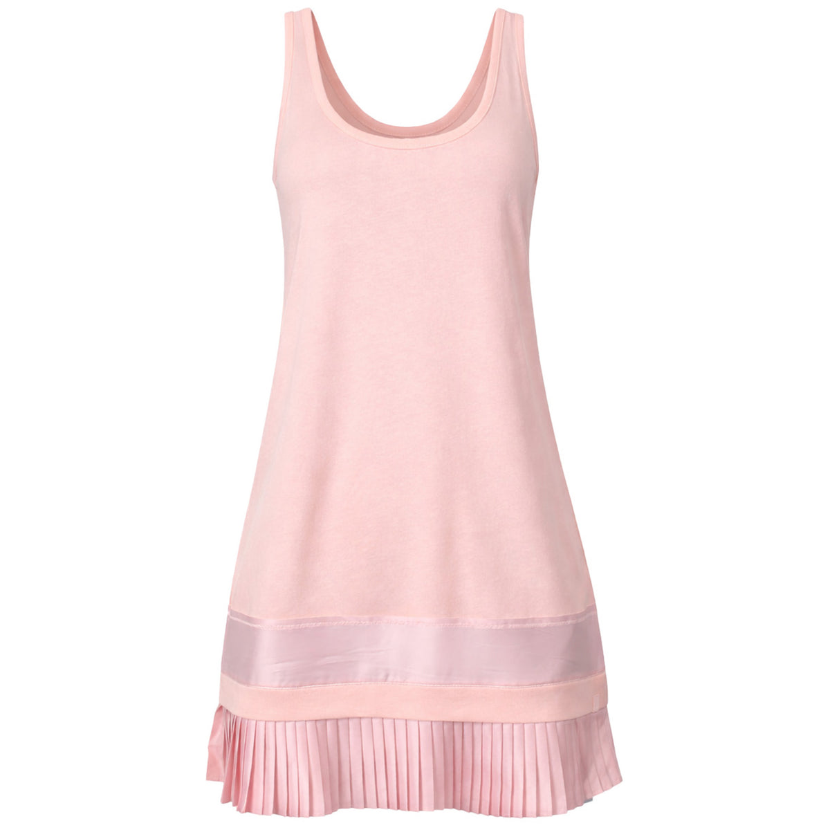 Puma x Rihanna Fenty Pleated Hem Womens Pink Tank Top