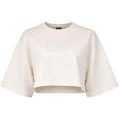Puma x Rihanna Fenty Crew Neck Womens Beige Crop Top