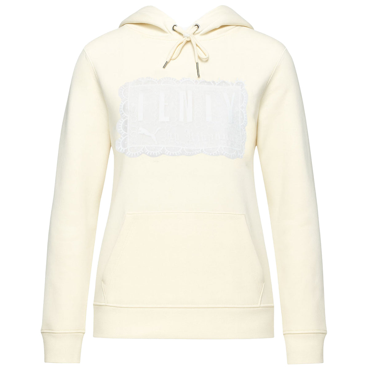 Puma x Rihanna Fenty Fleece Off Womens Beige Hoodie