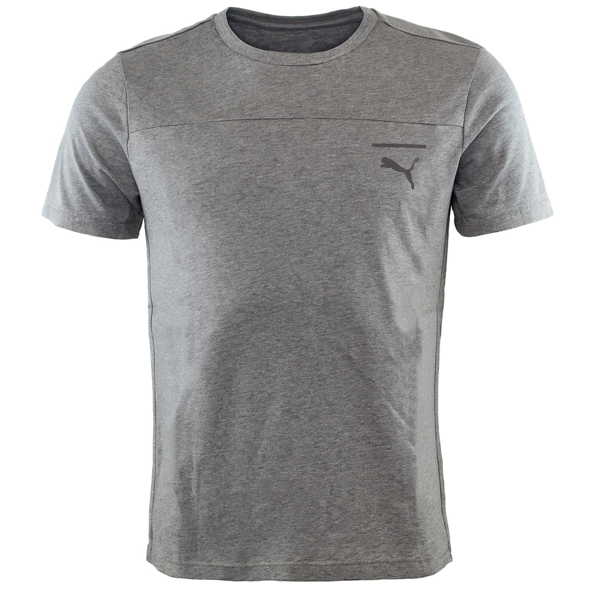 Puma Pace Primary Mens Grey T-Shirt