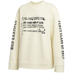 Puma x Rihanna Fenty Graphic Womens Off White Top