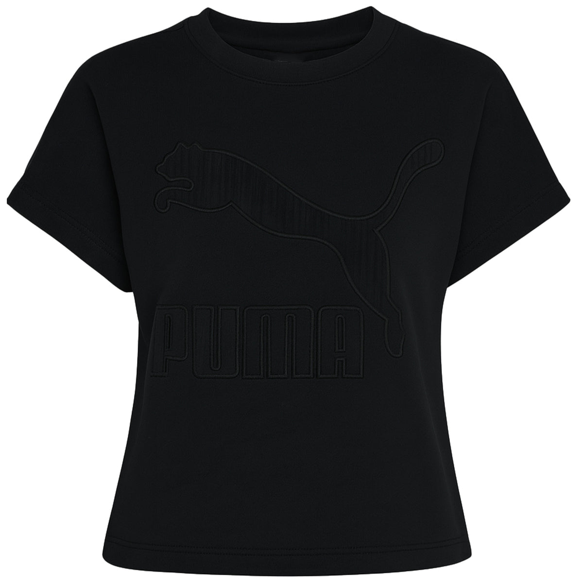 Puma Downtown Structured Womens Black T-Shirt