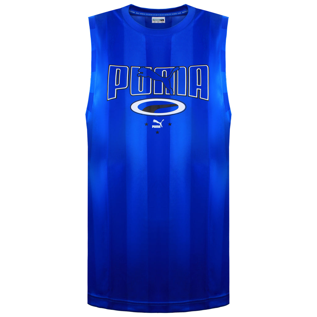 Puma 90s Retro Mens Blue Vest