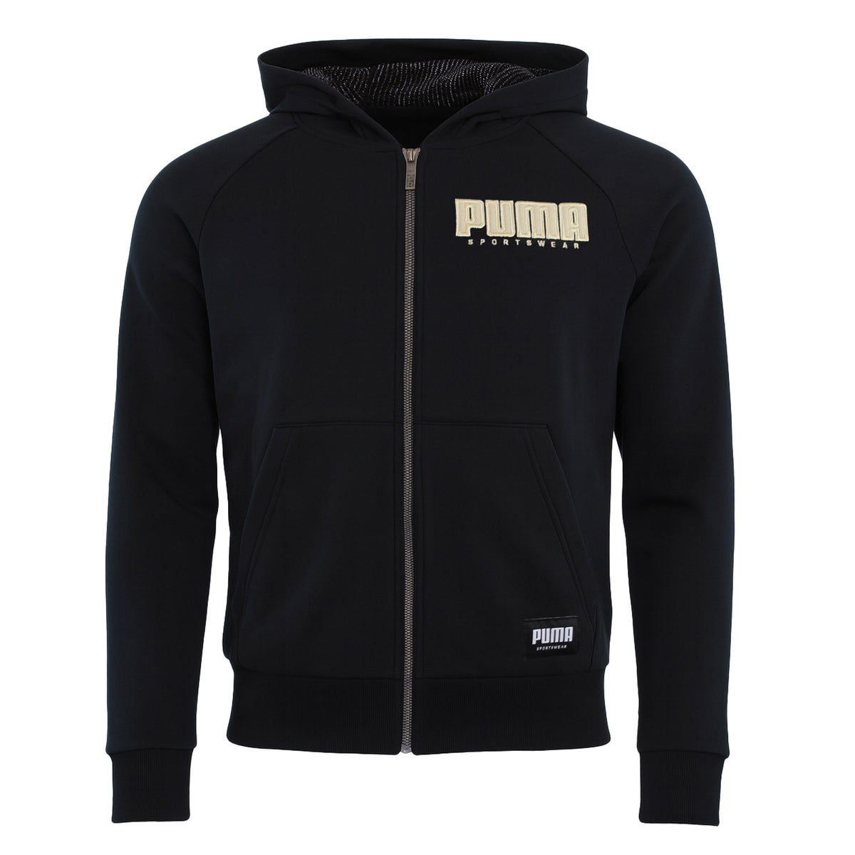Puma Logo Mens Black Track Jacket