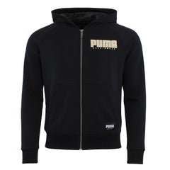 Puma Logo Mens Black Track Jacket
