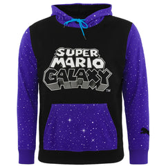 Puma Super Mario Nintendo Mens Black/Purple Hoodie