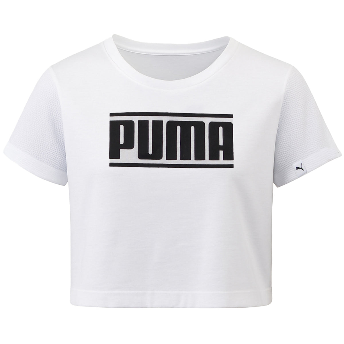 Puma Style Logo Kids White Top