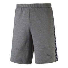 Puma Active Hero 10inch Stretch Waist Cotton Light Grey Mens Shorts 594983 03