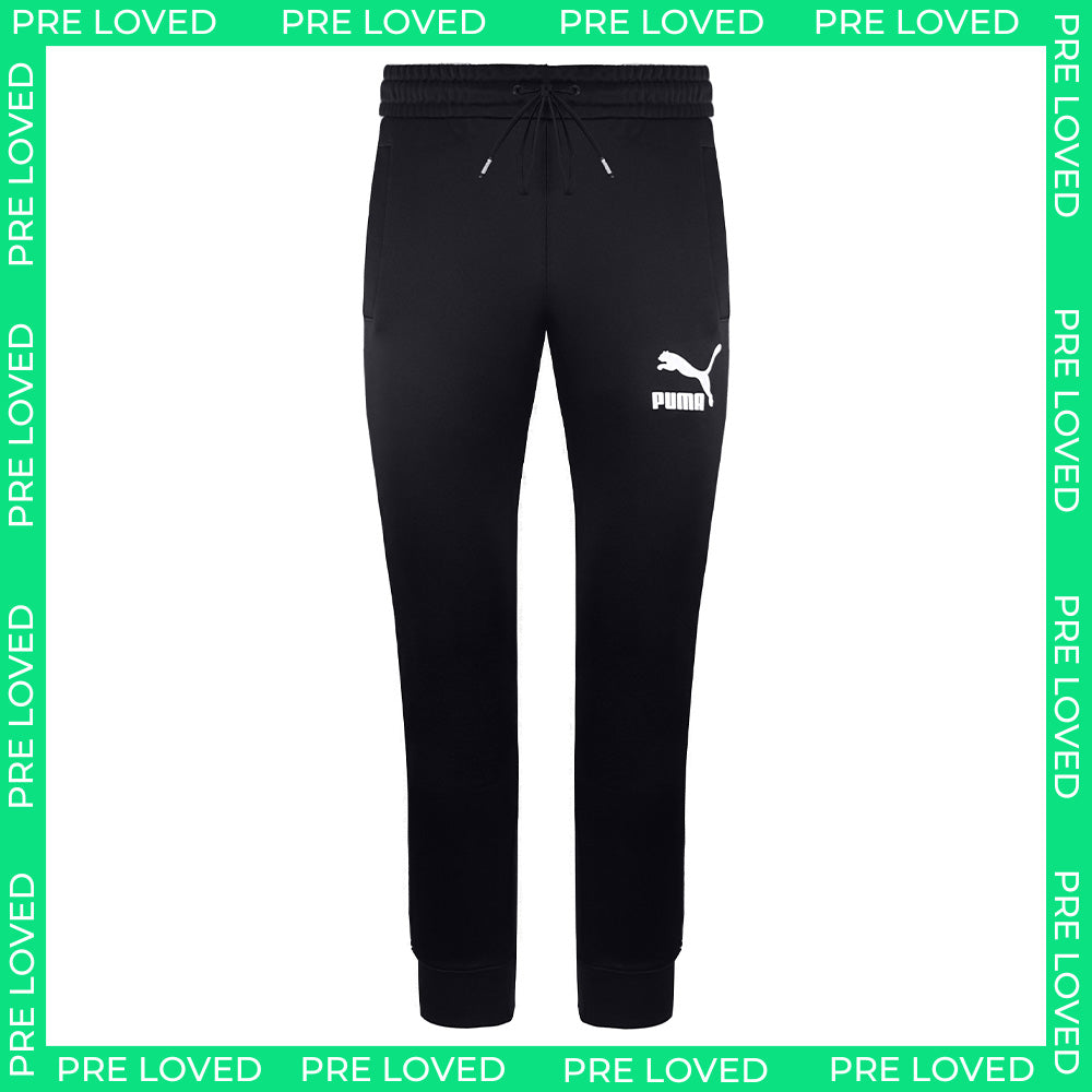 Puma Iconic T7 Mens Black Track Pants NO TAG