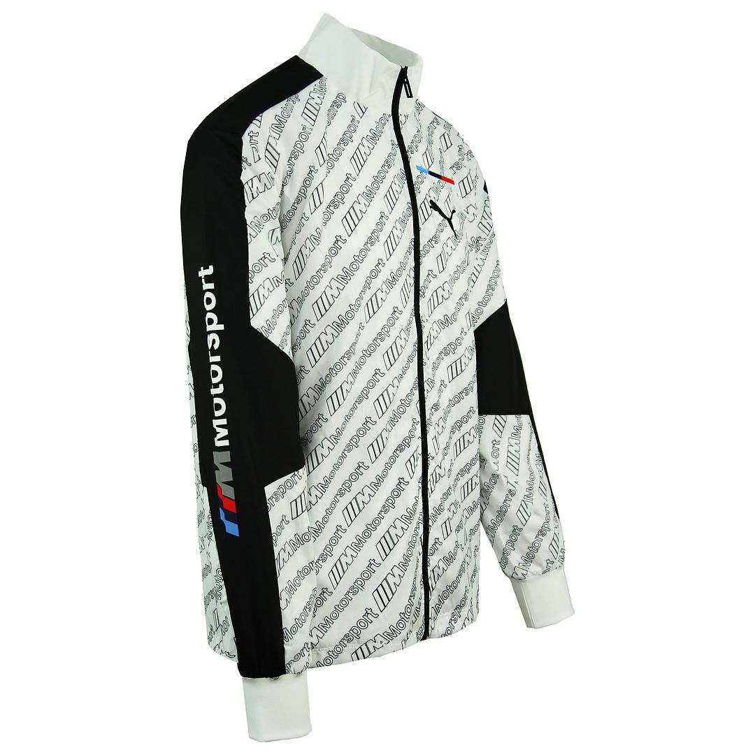 Puma BMW Motorsport Racing MMS Mens White Jacket