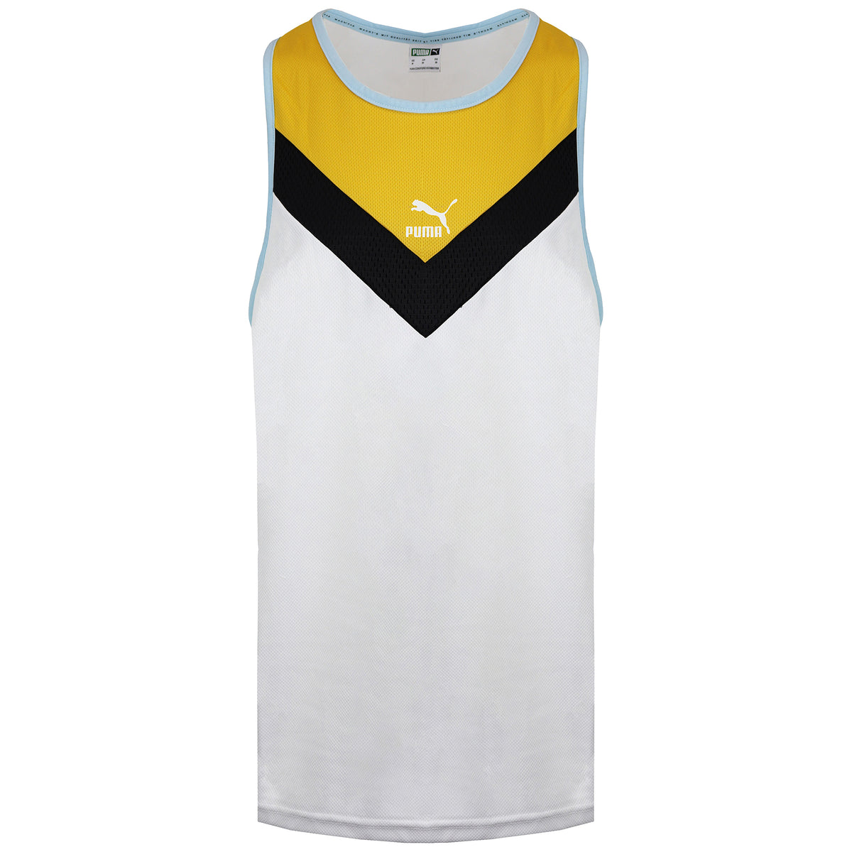 Puma Iconic MCS Mens White Vest