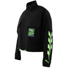 Puma Evide Woven Womens Black Windbreaker Jacket
