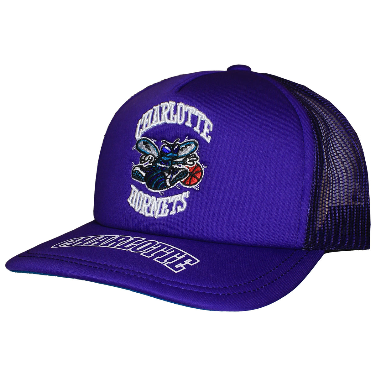 Mitchell & Ness NBA Charlotte Hornets Purple Cap