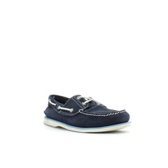 Timberland Classic 2 Eye Mens Navy Suede Boat Shoes