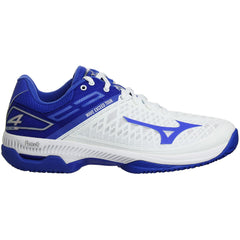 Mizuno Wave Exceed Tour 4 CC Womens White Tennis Shoes