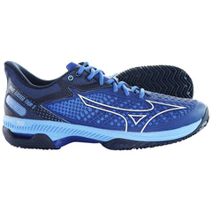 Mizuno Wave Exceed Tour 5 CC Mens Blue Tennis Shoes