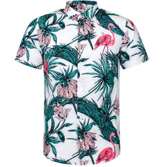 Puma x Palm Tree Crew Print Mens Green/White Golf Shirt
