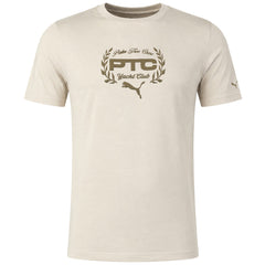 Puma x Palm Tree Crew Graphic Mens Beige T-Shirt