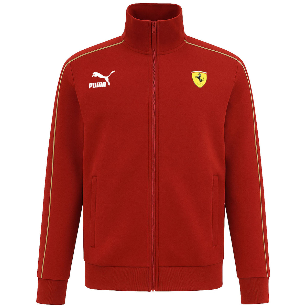 Puma  x Scuderia Ferrari Race Iconic Mens Dark Red Track Jacket