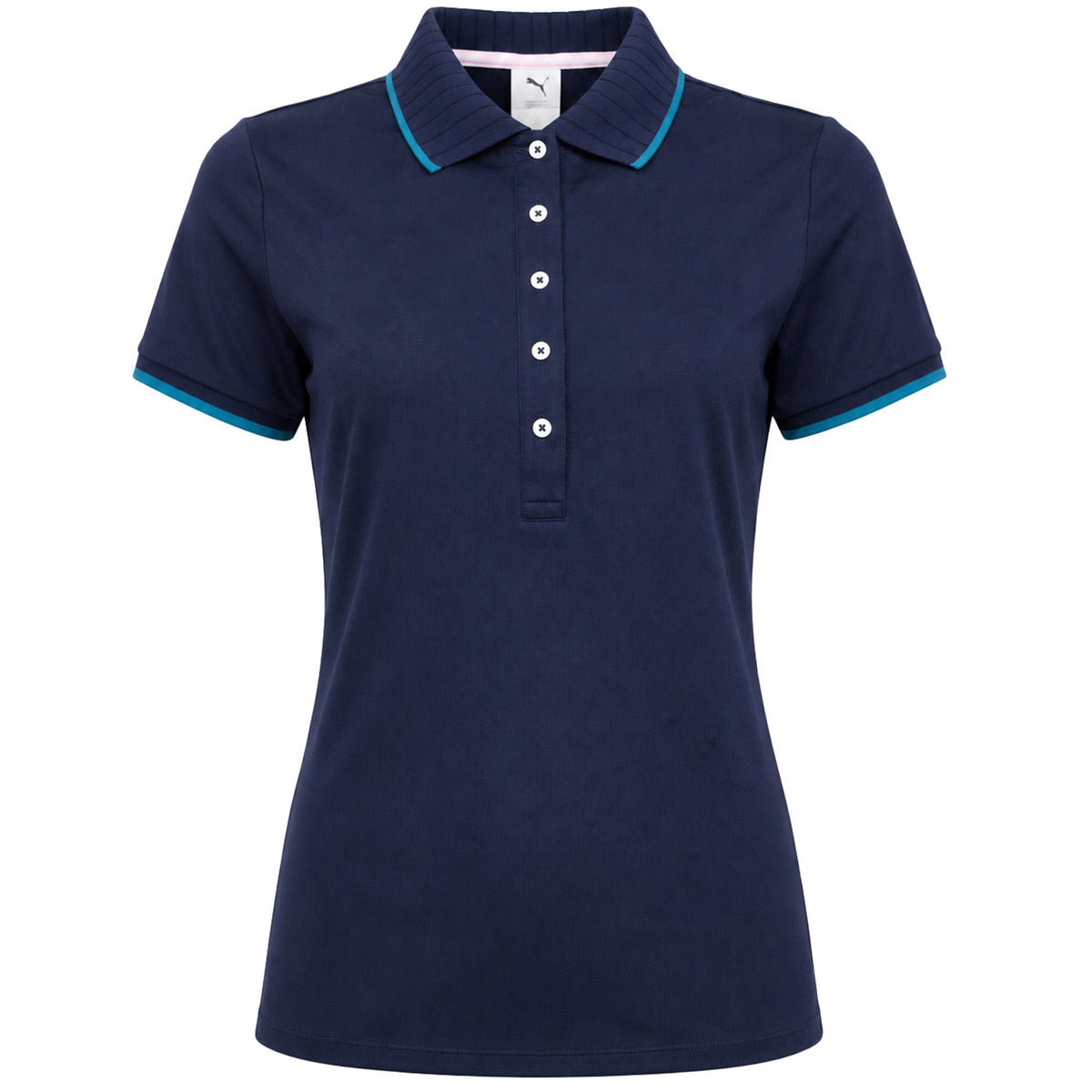 Puma x Arnold Palmer Pique Womens Navy Golf Polo Shirt