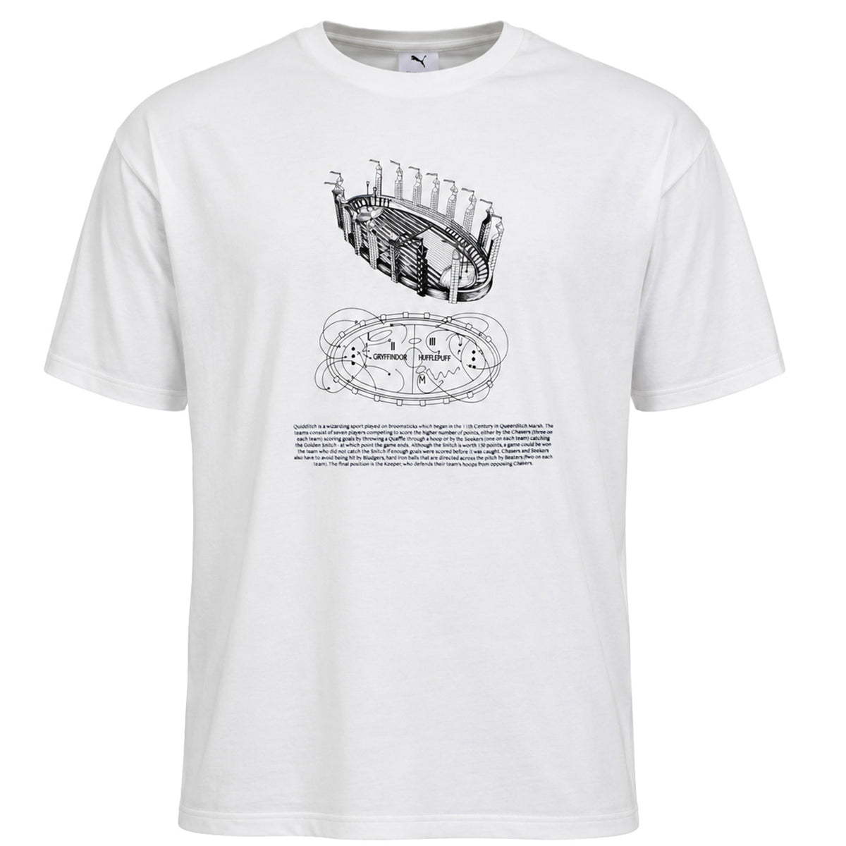 Puma x Harry Potter Oversized Mens White T-Shirt