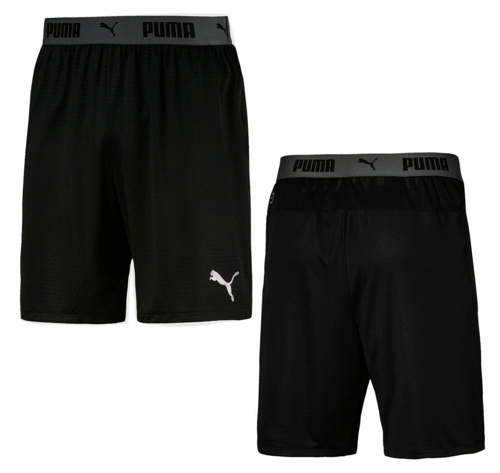 Puma ftblNXT Mens Training Shorts Running Gym Graphic Black 655791 01 RW70