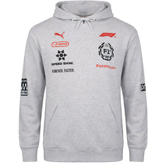 Puma F1 Racing Mens Grey Hoodie