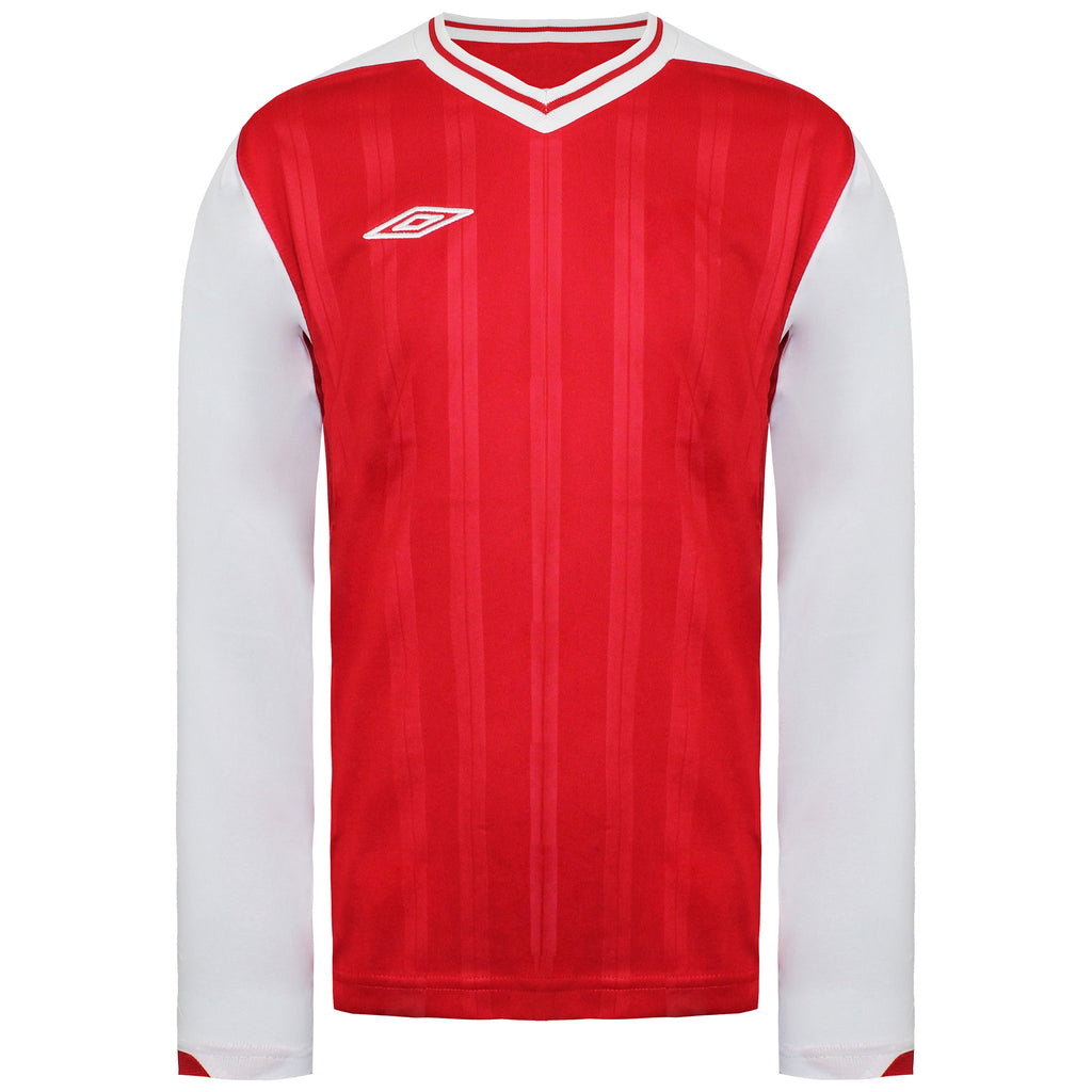 Umbro Kids Red/White Veloce Football Top