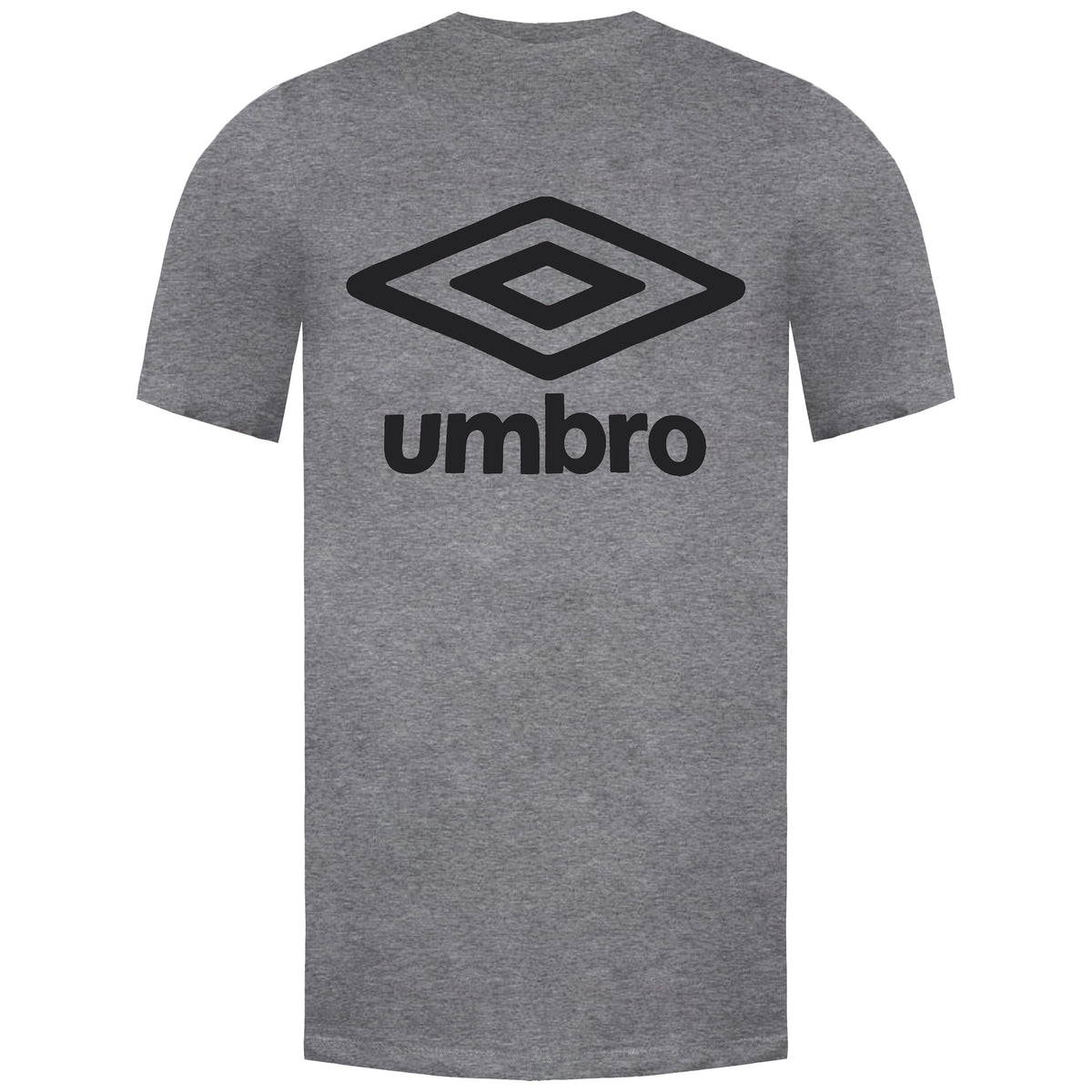 Umbro Large Logo Mens Grey T-Shirt