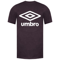 Umbro Large Logo Mens Dark Purple T-Shirt