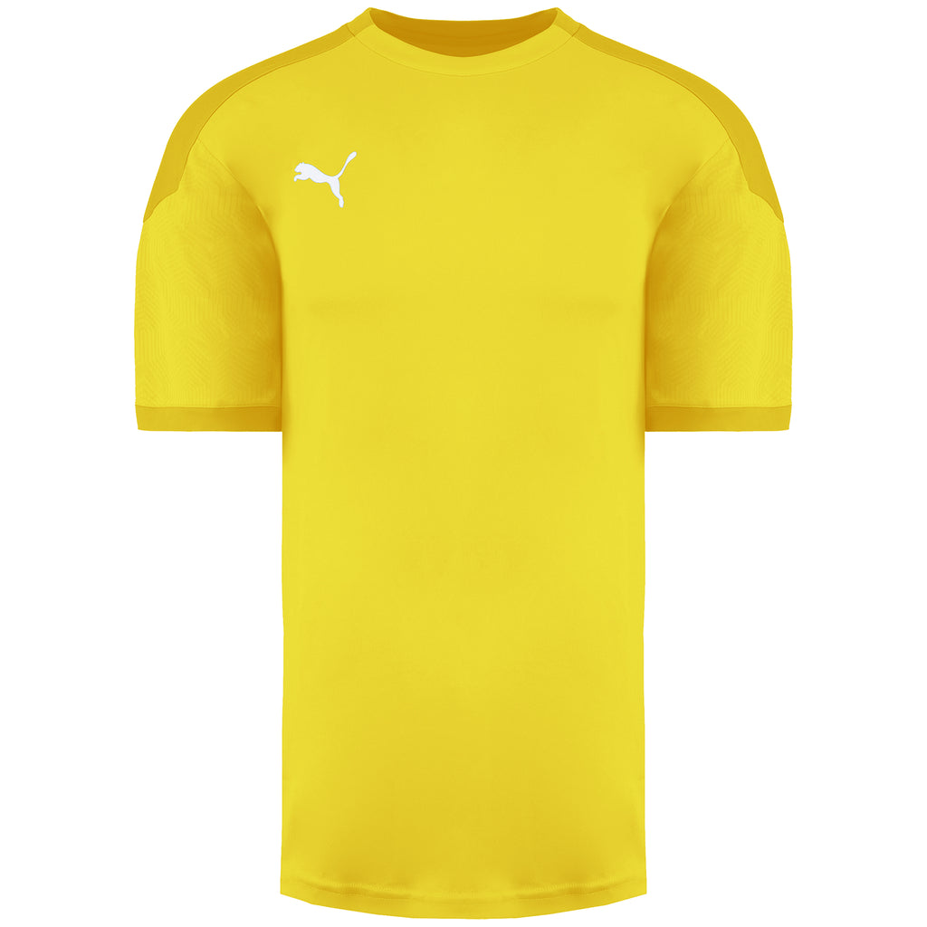 Puma TeamFinal 21 Mens Yellow Jersey Top