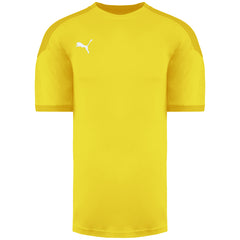 Puma TeamFinal 21 Mens Yellow Jersey Top