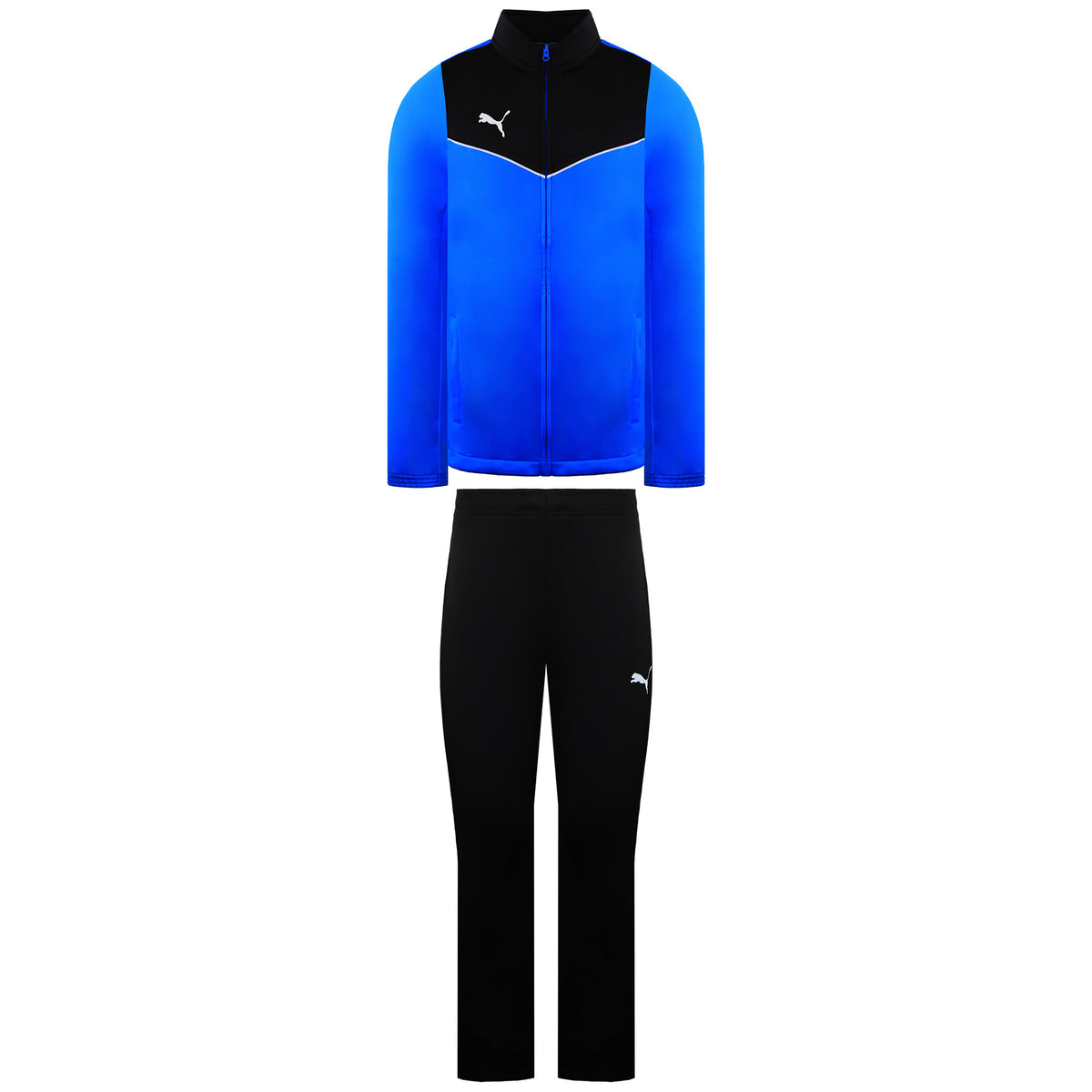 Puma Individualrise Mens Black/Blue Tracksuit