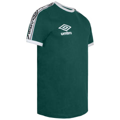 Umbro Ringer Mens Green/White T-Shirt