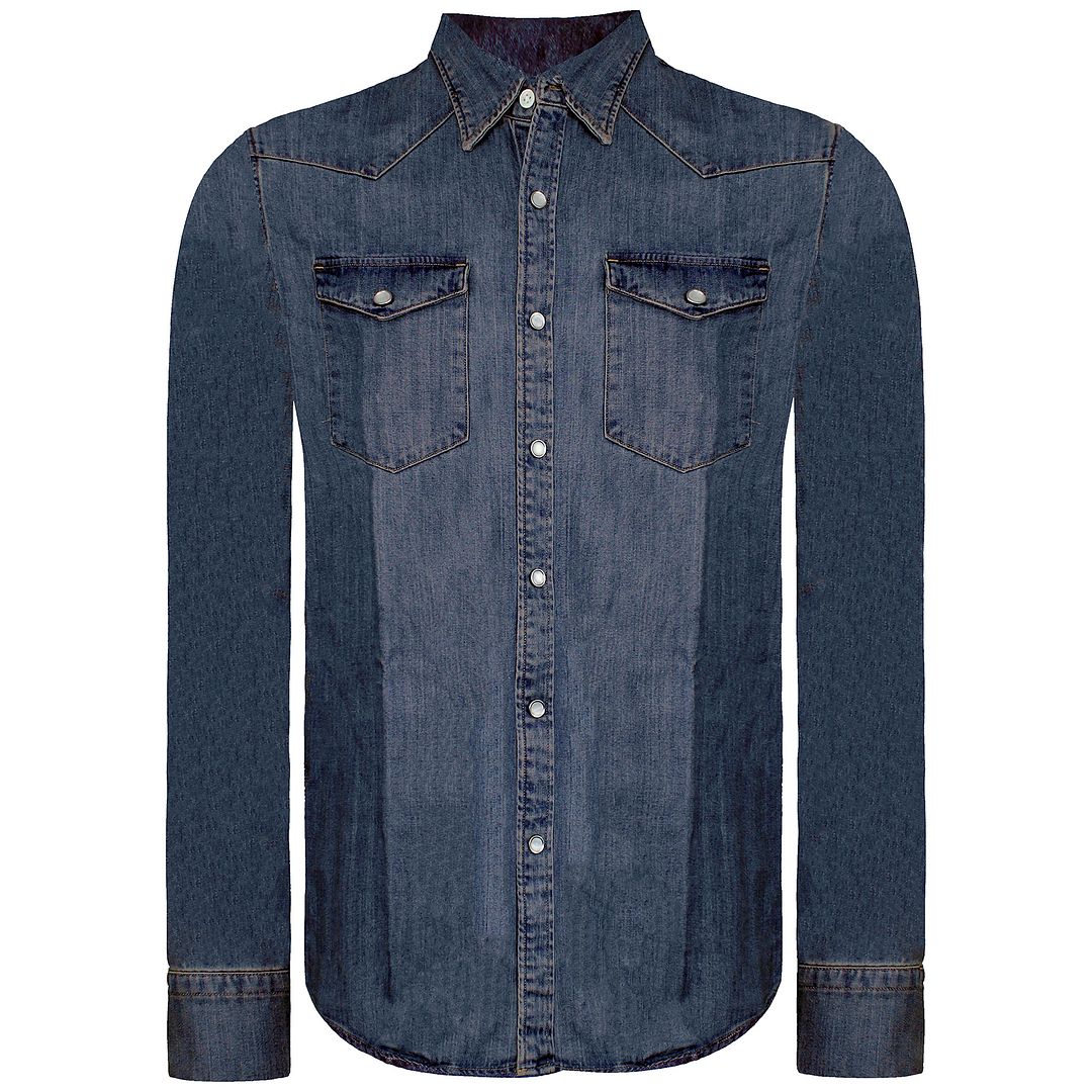 Levi's Slim Fit Mens Blue Shirt