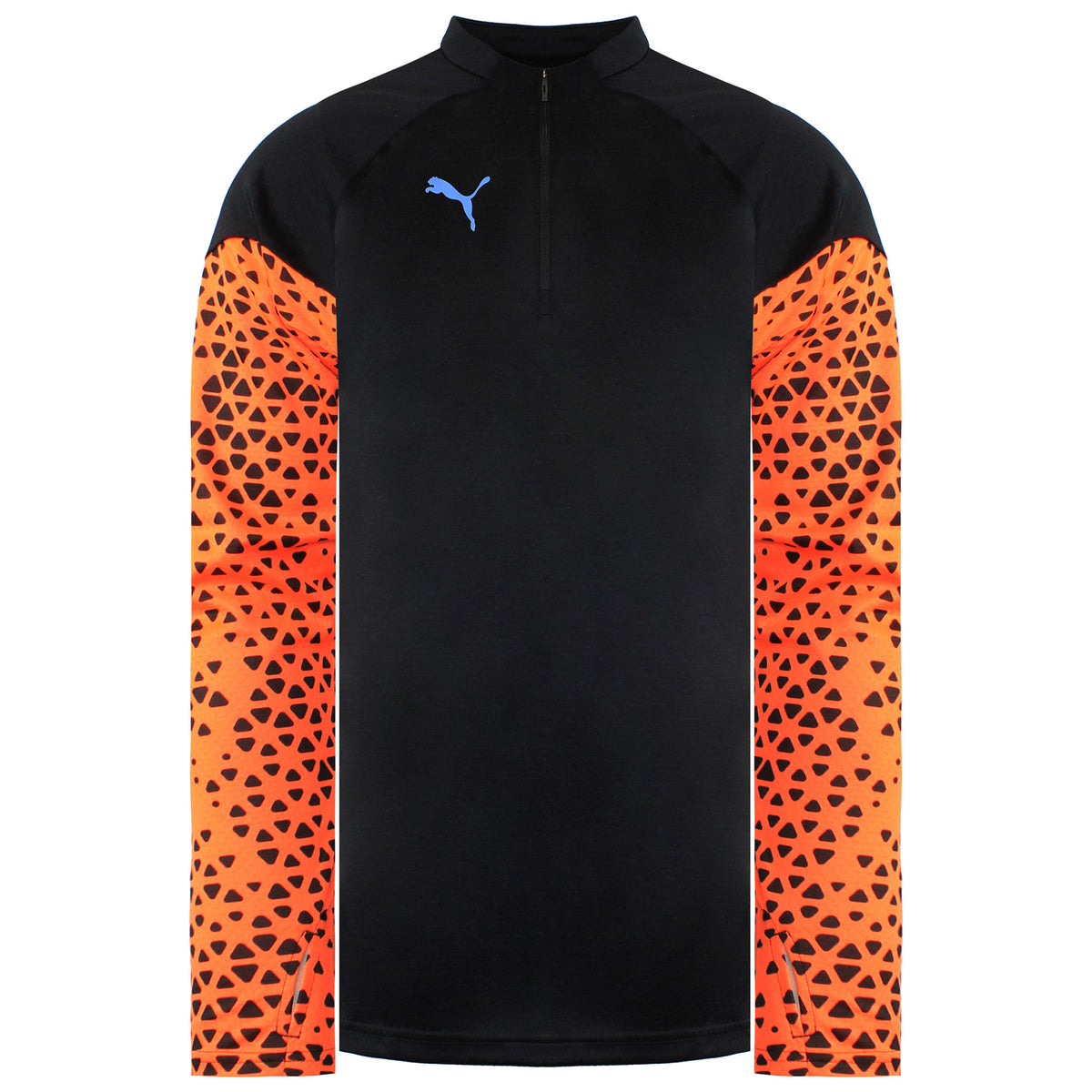Puma Individualcup Mens Black/Orange Football Top
