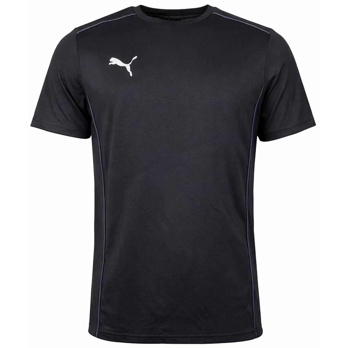 Puma TeamFinal Casual Mens Black T-Shirt