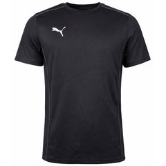 Puma TeamFinal Casual Mens Black T-Shirt