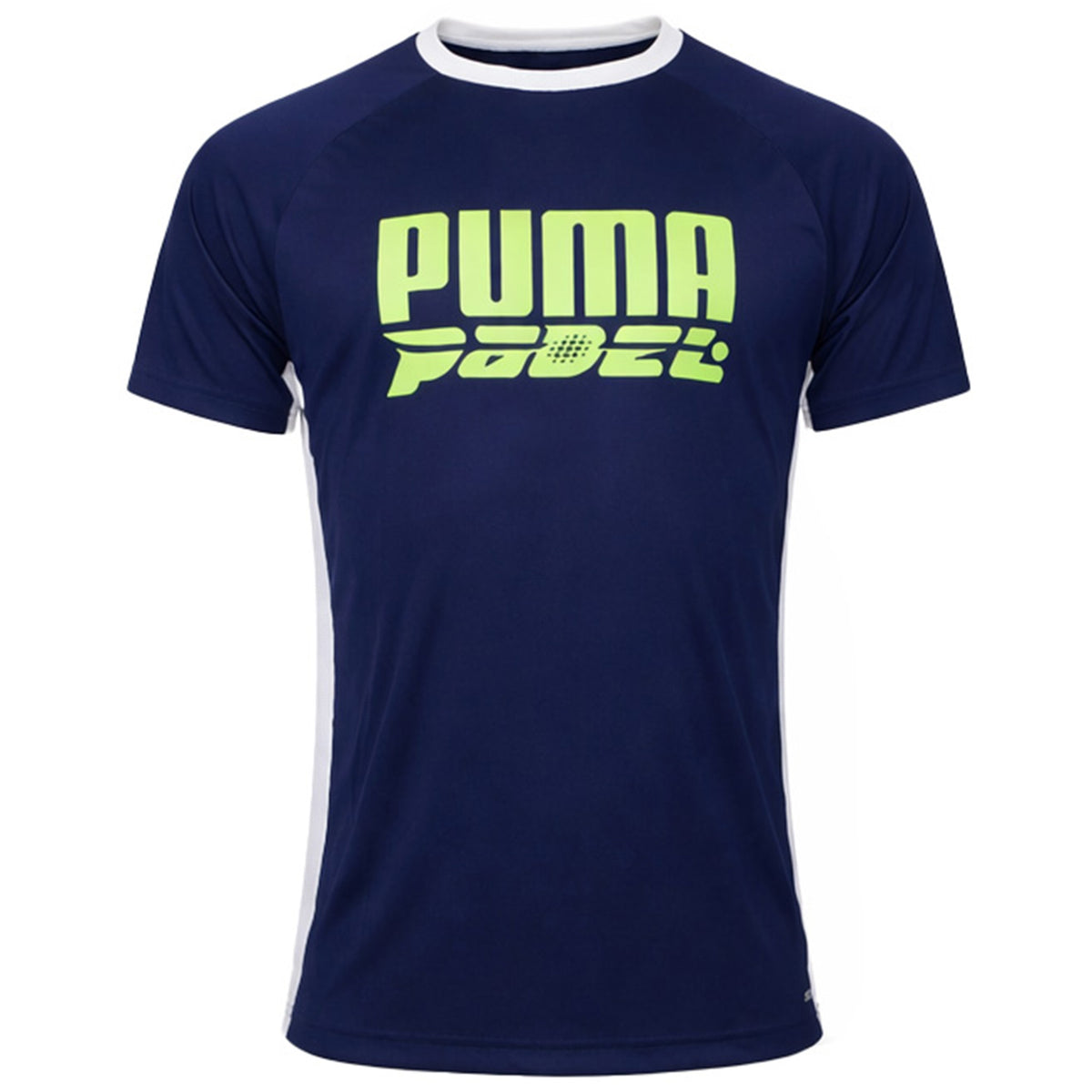 Puma TeamLiga Logo Mens Navy Padel T-Shirt