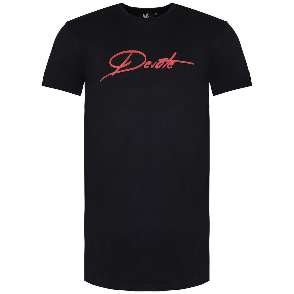 Devote London Caleb Mens Black/Red T-Shirt