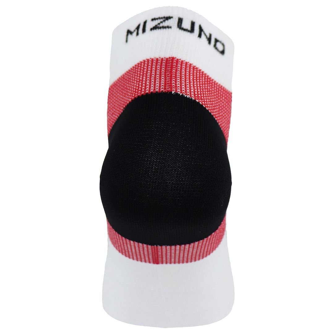 Mizuno Support Mid Mens White/Red Running Socks