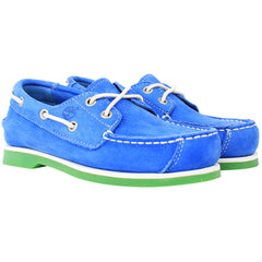 Timberland Peaks Island Kids Blue Boat Shoes