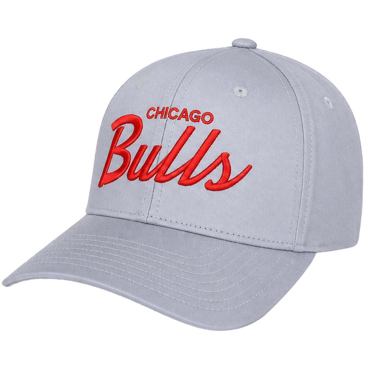 Mitchell & Ness NBA Chicago Bulls Reflective 110 Script Grey Cap