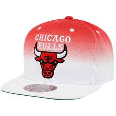 Mitchell & Ness NBA Chicago Bulls Colour Fade White/Red Cap